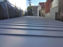 【片流れ屋根一寸勾配（5.7106度）】名古屋市守山区にてＳ様邸倉庫の新築工事をさせていただきました。